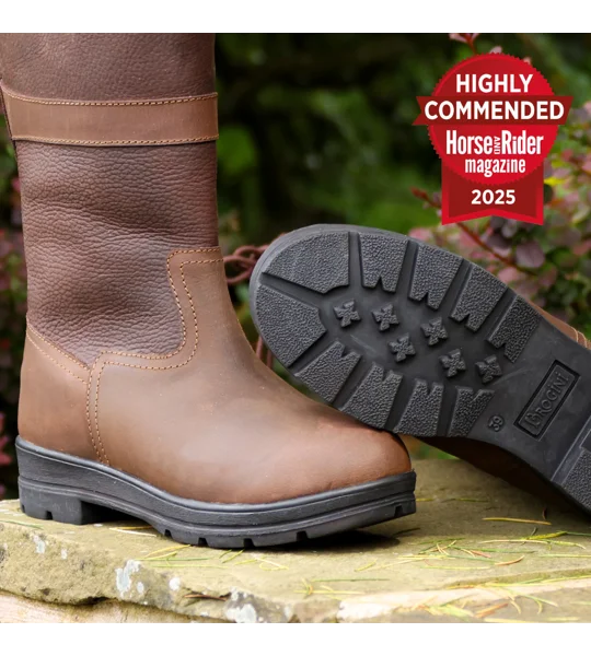 Brogini WB167 Pembroke Country Boots Brown - Wide