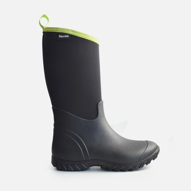 Additional Image for Brogini WB175 Belmont Muck Boots Black/Lime