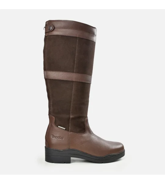 Brogini WB180 Hollingworth Zip Country Boots Brown WideAdults
