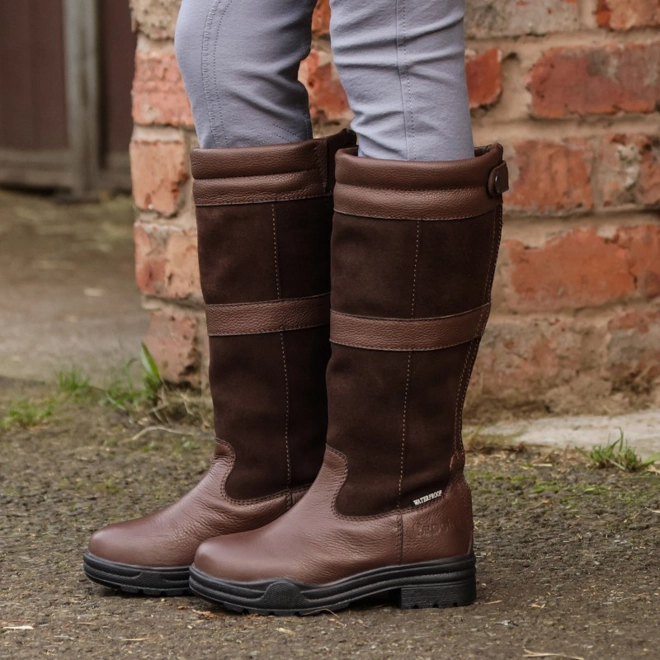 Additional Image for Hollingworth Waterproof Kids Country Boot with Zip