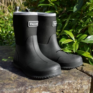 Brogini W196K Bampton Piccino Muck Boots Black