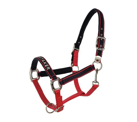 Whitaker HC198 Padded Fleece Headcollar Red/Navy