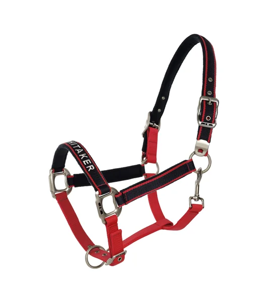 Whitaker HC198 Padded Fleece Headcollar Red/Navy