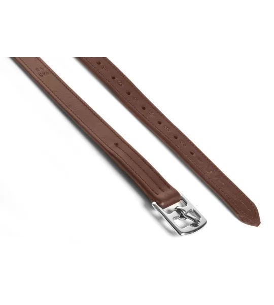 Whitaker STLE Calfskin Stirrup Leathers Oak Brown