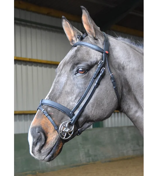 Whitaker BR056 Ready to Ride Snaffle Bridle Havana