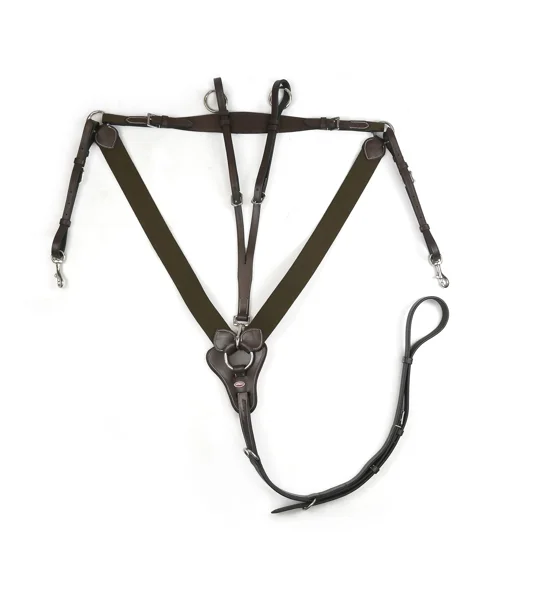 Whitaker BP048AV Eastwood Elasticated Breastplate Light Havana