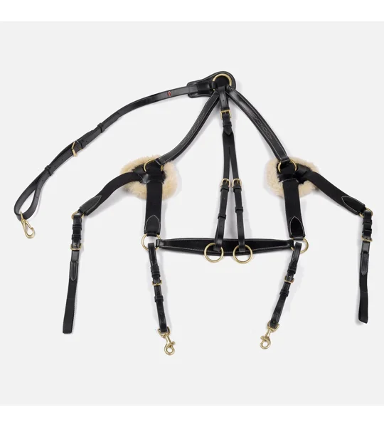 Whitaker BP052 Valencia 5 Point Breastplate Black