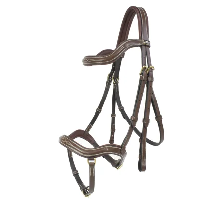 Whitaker BR103 Stockholm Anatomic Bridle Havana