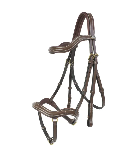 Whitaker BR103 Stockholm Anatomic Bridle Havana
