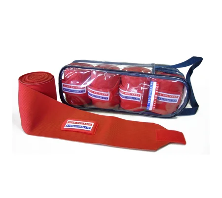Whitaker TB4 Training Bandages Red - 3 M x 4 Pack