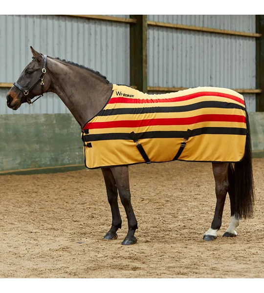 Whitaker R404 Aintree Fleece Stripe Rug Yellow