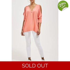 Cold shoulder top