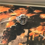 Size 10 1/2 Biker Ring 80s Biker Rings..