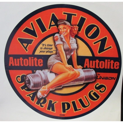 Aviation Spark Plugs Decal Aviation Spark Plugs Decal