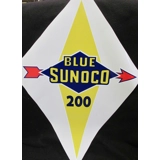 Blue Sunoco 200 Gas Pump Vinyl Decal