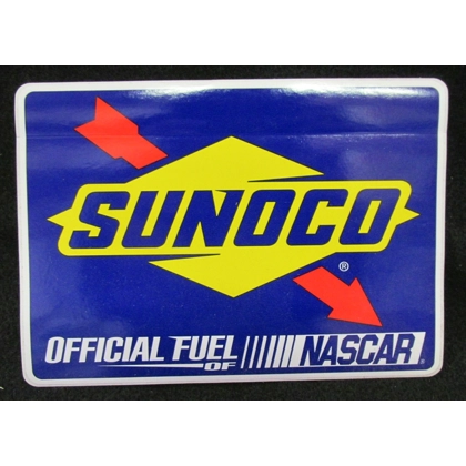 Sunoco NASCAR Fuel Vinyl Decal