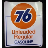 76 Unleaded Gasoline Decal / Gasoline ..