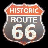 Historic Route 66 Shield Sign / USA Ru..
