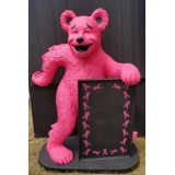Pink Breast Cancer Awareness Bear Adve..