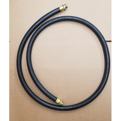 NEW 8ft Gas Pump Hose Brass 3/4 ends