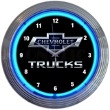 Licensed Chevrolet Trucks Neon Clock /..