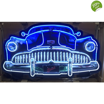 Licensed Buick Neon Sign / Buick Car Grill Neon Signs