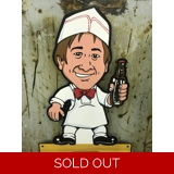 Soda Jerk Die Cut Aluminum Sign 47