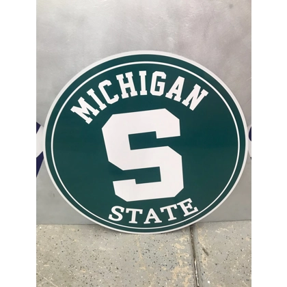 24" Michigan State Sign / Eastern College Signs