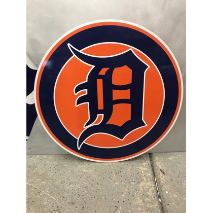 24" Detroit Tiger's Sign / Detroit Baseball Signs