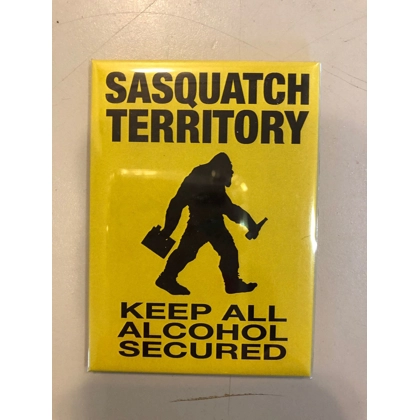 Magnets / Sasquatch Magnets / Sasquatch Gifts / Bigfoot Gifts / Funny Gifts / Funny Magnets / Alcohol Gifts / Alcohol Magnets / Gag Gifts