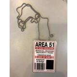 Area 51 / Area 51 ID Necklace / Fun Gi..