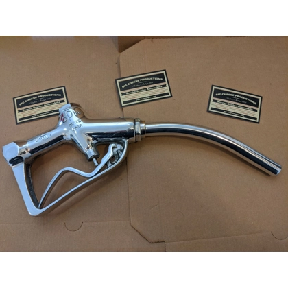 ORIGINAL OPW GAS PUMP NOZZLE BUFFED AND POLISHED 28