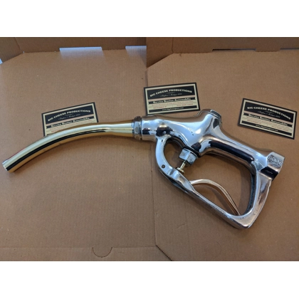 ORIGINAL Buckeye GAS PUMP NOZZLE BUFFED AND POLISHED 29