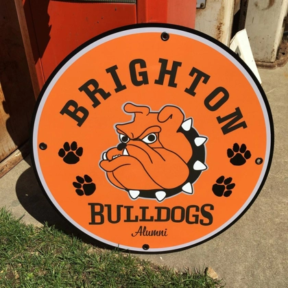 Brighton Michigan Signs / Brighton Bulldogs Alumni / High School