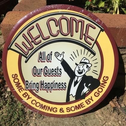 Welcome Sign / Funny Signs / Signs for Home / Housewarming Gifts / Gag Gifts / Welcome Sign