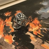 Size 10 1/4 Biker Ring 80s Biker Rings..
