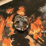 Size 9 Biker Ring 80s Biker Rings Eddi..