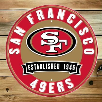 San Francisco 49ers Sign / Football Signs / NFL Signs Cali SF 49ers Gifts for Men Signs for Sports Room