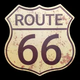 Route 66 Shield USA Sign / Rustic Sign..