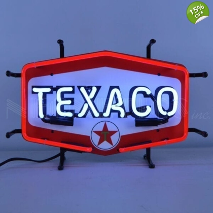 Licensed Texaco Oil Neon Sign / Texaco Gas Signs / Vintage Petro Signs