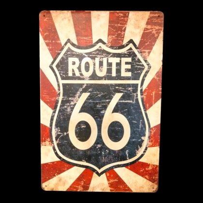 Route 66 Sign / Americana Signs / Route 66 Signs / Garage Sign