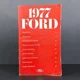 Original 1977 Ford Car Manual / 77..