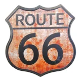 Route 66 Shield Sign / USA Rustic Sign..