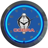 Licensed Cobra Neon Clock / Ford Singl..