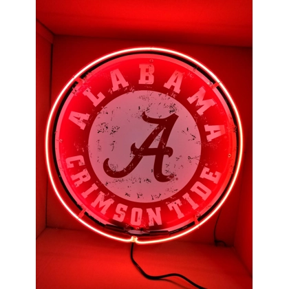 Alabama Neon Sign / Alabama Crimson Tide Signs / Roll Tide / University of Alabama
