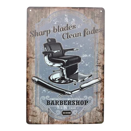 Barber Shop Wall Sign / Barbershop Mens Signs