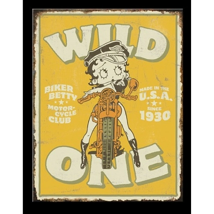 Betty Boop Sign / Wild One / Motorcycle / USA Betty Boop Sign / Wild One / Motorcycle / USA