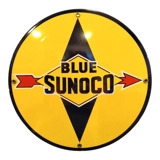 Blue Sunoco Porcelain Sign / Sunoco Ga..