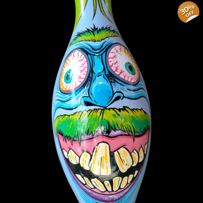 Unique Painted Bowling Pins / Creepy Monster Cartoon Bowling Pins 3