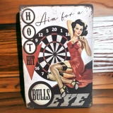 Aim For A Bulls Eye Sign / Dart Board ..
